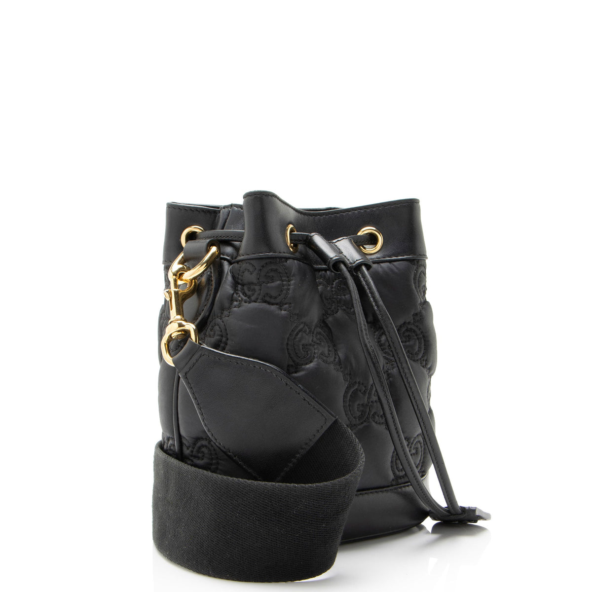 GG Convertible Bucket Bag GG Matelasse Leather Small