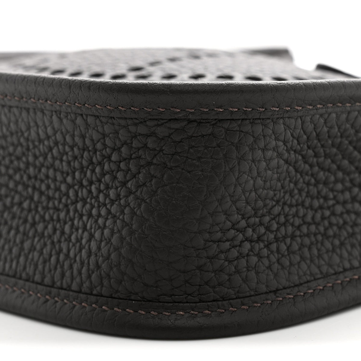 Hermès Taurillon Clemence Evelyne TPM Bai Brun
