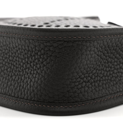 Hermès Taurillon Clemence Evelyne TPM Bai Brun