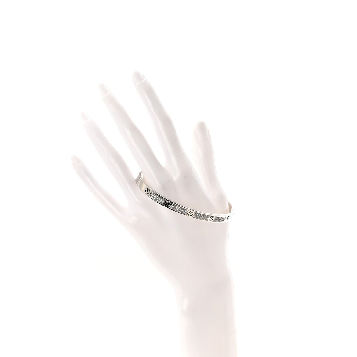 FendiMetal Crystal F is Fendi Bracelet L Silver