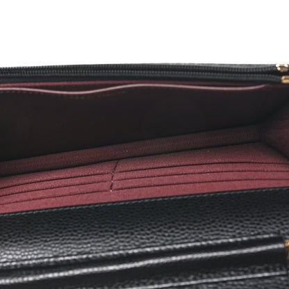 Chanel Caviar Quilted CC Turnlock WOC Black