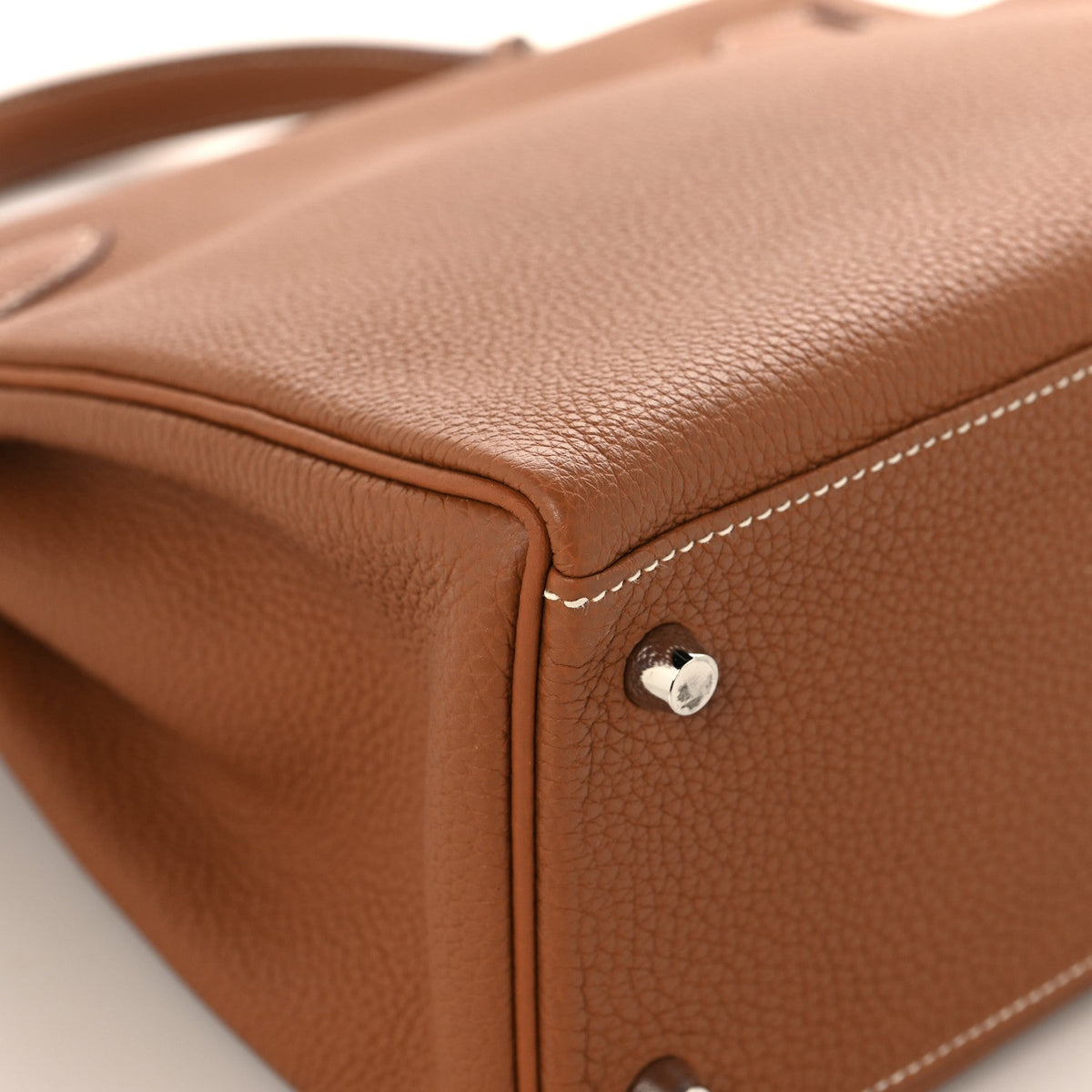Hermes Togo 28cm Kelly Retourne Bag Gold