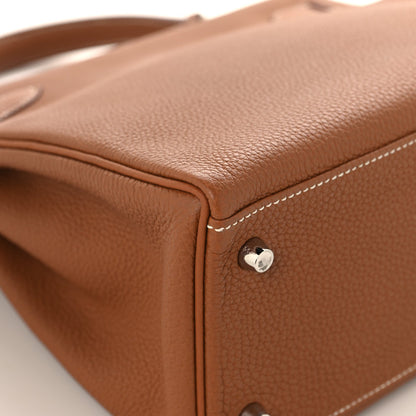 Hermes Togo 28cm Kelly Retourne Bag Gold