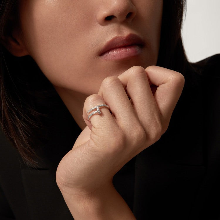 18K Gold Diamond Cartier Juste un Clou Ring