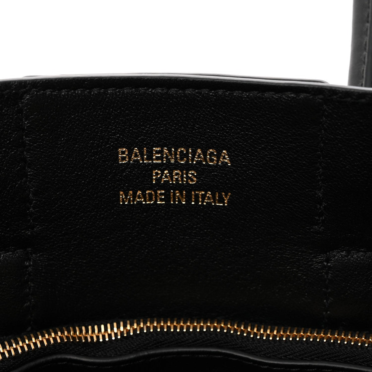 Balenciaga Smooth Calfskin Mini Bel Air Carry All Bag Black