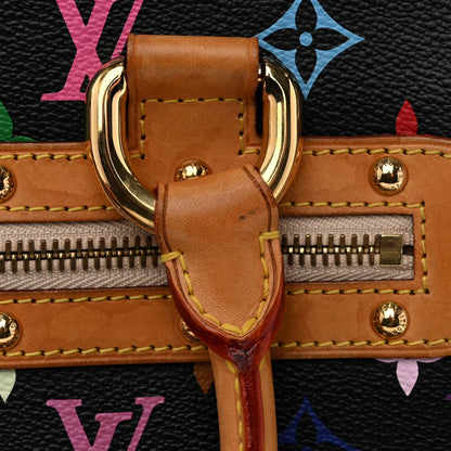 Louis Vuitton Monogram Multicolor Rita Shoulder Bag Black