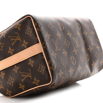 Louis Vuitton Monogram Canvas Speedy Bandouliere 25 Brown