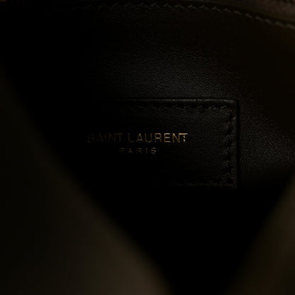 Saint Laurent Smooth Calfskin Large Le 5 A 7 Soft Hobo Light Musk