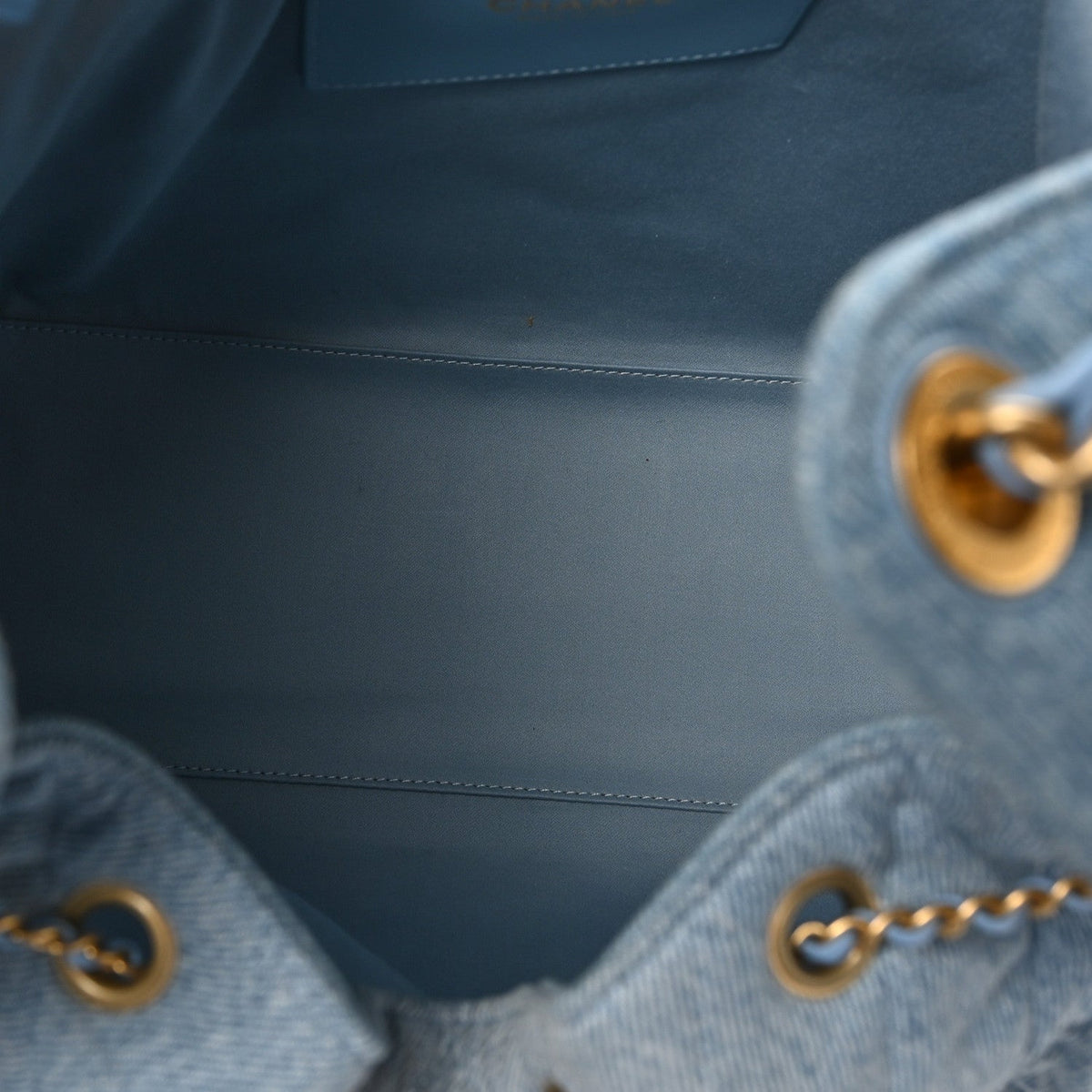 Chanel Washed Denim Quilted Medium 25 Handbag Blue