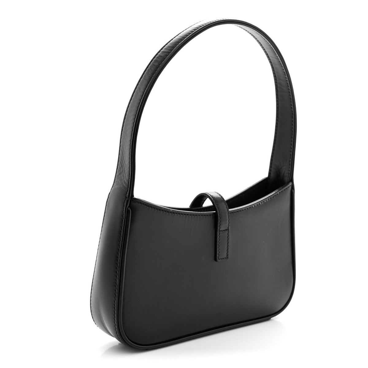 Saint Laurent Smooth Calfskin Le 5 A 7 Mini Hobo Black