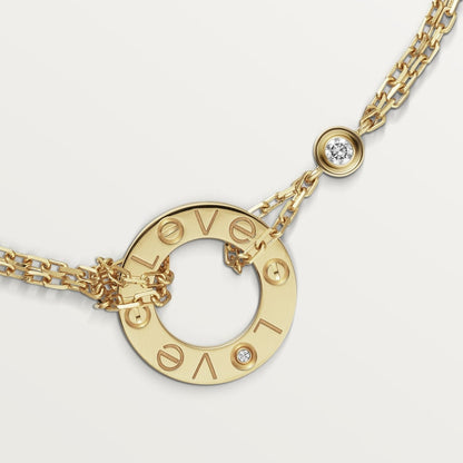 18K Gold Diamonds Cartier Love Bracelet