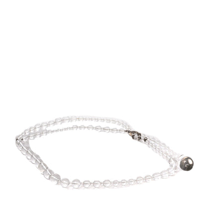 Chanel Transparent Bead Crystal CC Strand Belt