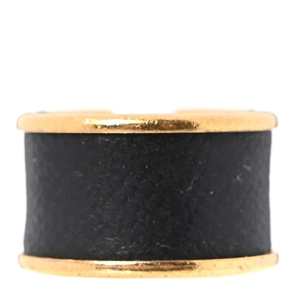 Hermes Madame Calfskin Large Olympe Ring XS Black