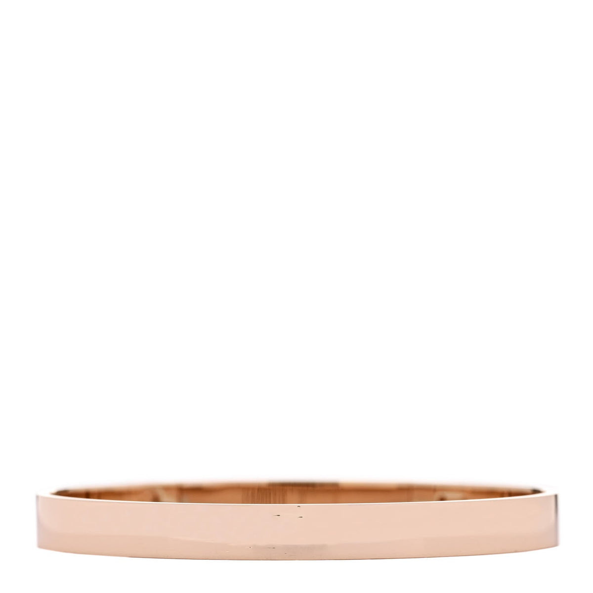 Hermes 18K Rose Gold Diamond Collier De Chien Bracelet PM SH