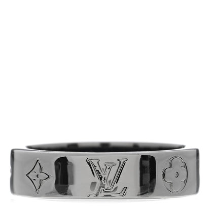 Louis Vuitton LV Mosaic Thin Ring Silver L