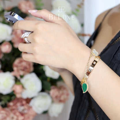 18K Gold Diamonds Cartier Love Bracelet