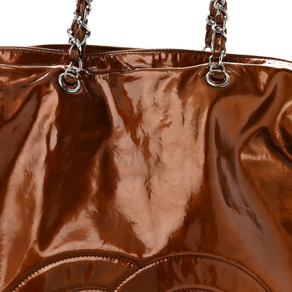 Chanel Patent Bonbons Shopper Tote Bronze 1982111
