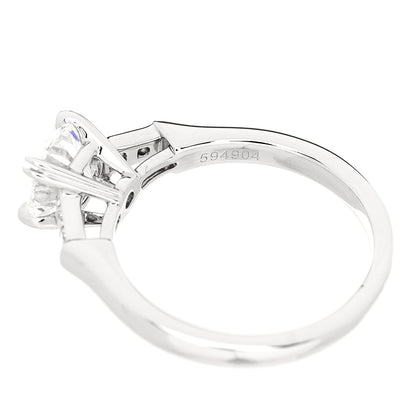Harry Winston Platinum Diamond Classic Winston Engagement Ring 47 4