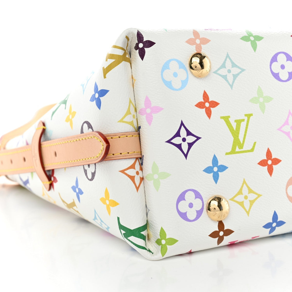 Louis Vuitton LV X TM Monogram Multicolor CarryAll PM Tote Bag White