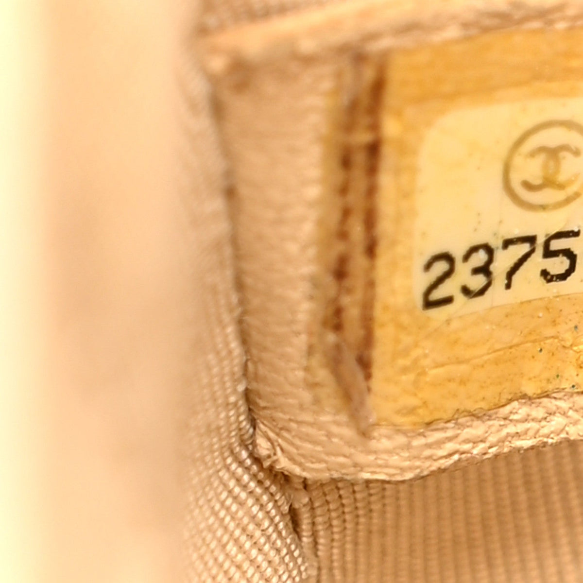 Chanel Grained Calfskin Stitched Mini Label Click Shopper Tote White 1985488