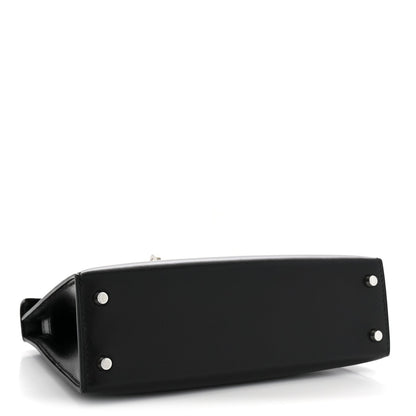 Hermès Box Calfskin Mini Kelly Sellier 20 Black