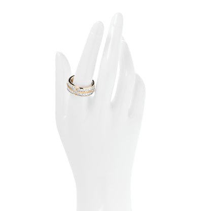 David Yurman 18K Yellow Gold Diamond 8mm Armory Band Ring 57 8