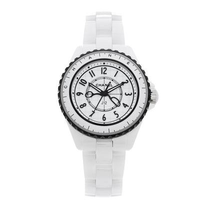 Chanel Stainless Steel Ceramic 33mm J12 Couture Watch White