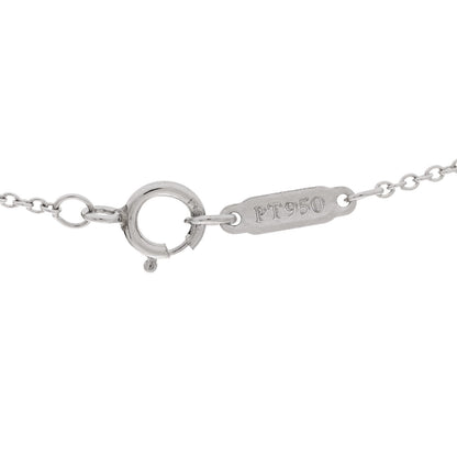 Tiffany Platinum 18K Rose Gold Diamond Enchant Quatra Key Necklace
