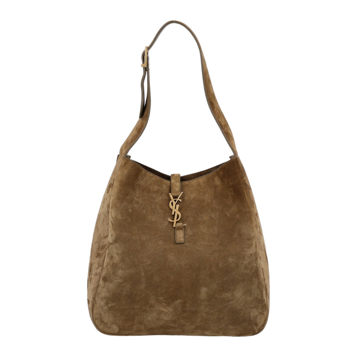 Saint Laurent Suede Large Le 5 A 7 Soft Hobo New Barley 1967982