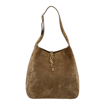 Saint Laurent Suede Large Le 5 A 7 Soft Hobo New Barley 1967982
