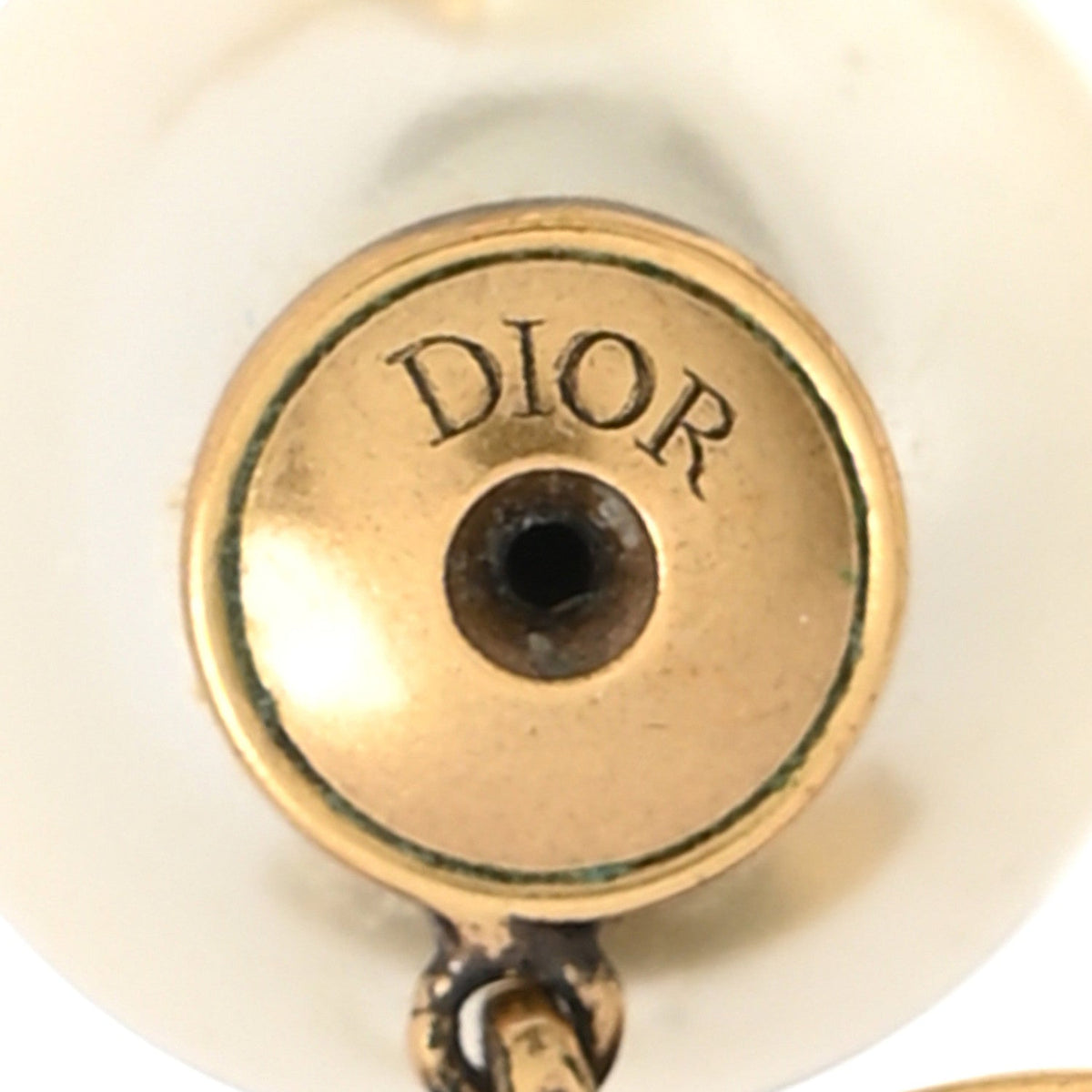 Christian Dior Pearl Mise En Dior CD Tribal Earrings