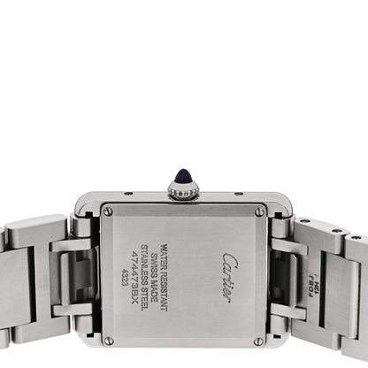 Cartier Stainless Steel 25mm Must de Cartier Tank Quartz Watch