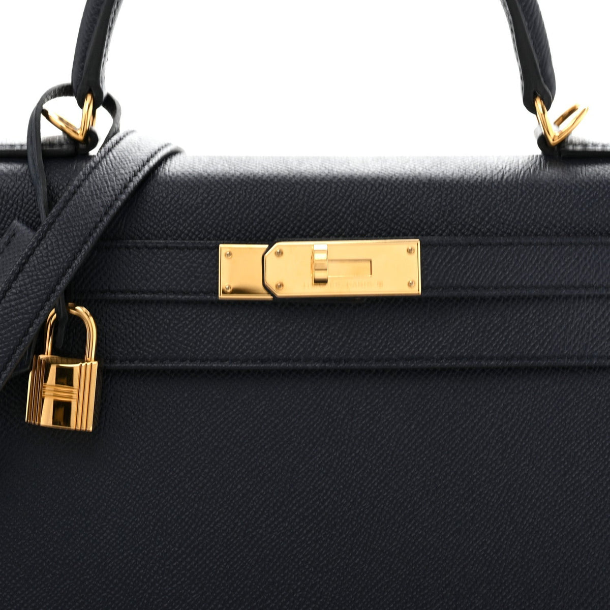Hermes Epsom Kelly Sellier 28 Bleu Indigo