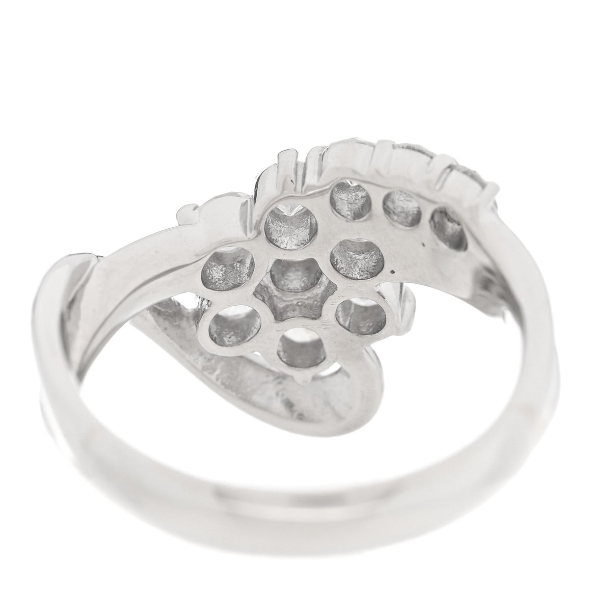 Platinum Diamond 1.06ctw Flower Ring 52 6