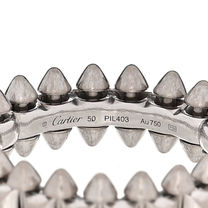 Cartier 18K White Gold SM Clash de Cartier Ring