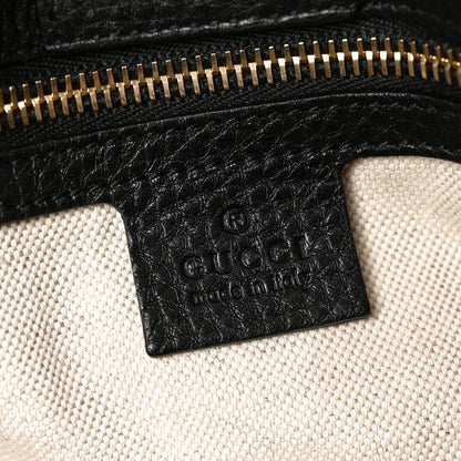 Gucci Pony Hair Cheetah Print Medium Bamboo Shopper Tote Bag