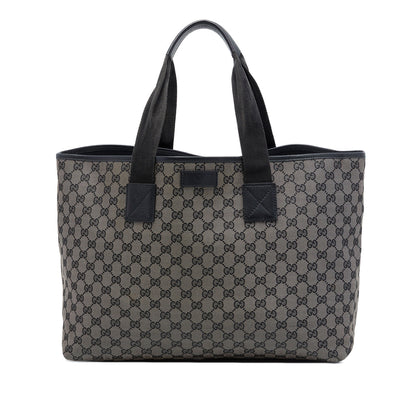 Web Carry On Duffle Bag GG Canvas Large