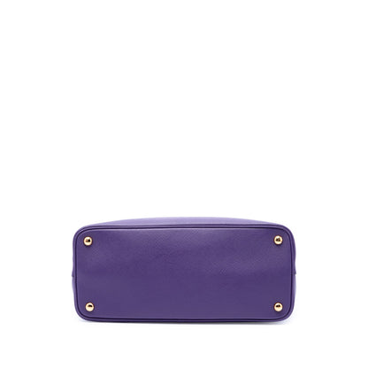 Cuir Double Tote Saffiano Leather Medium