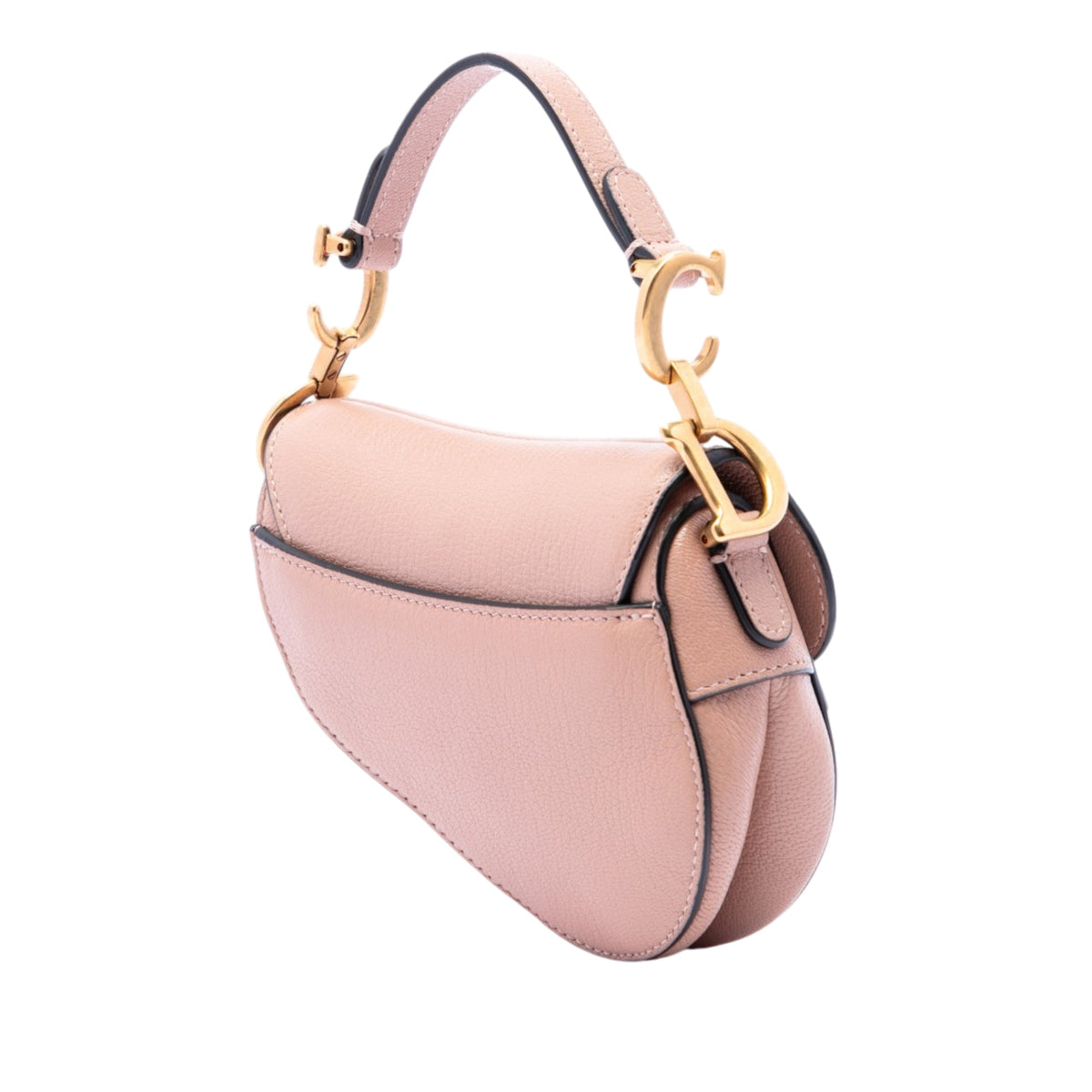 Saddle Handbag Leather Micro