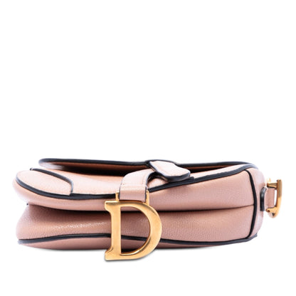 Saddle Handbag Leather Micro