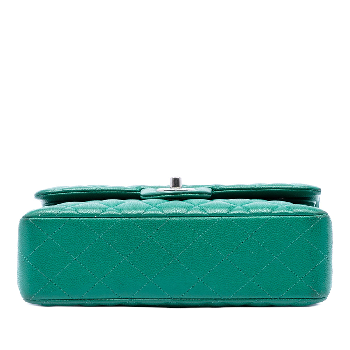 Classic Double Flap Bag Quilted Caviar Small