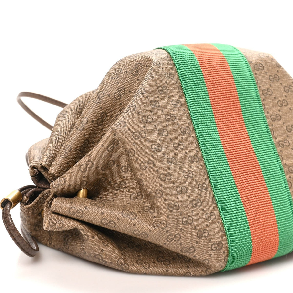 Gucci GG Supreme Web Butterfly Candy Crossbody Beige New Acero