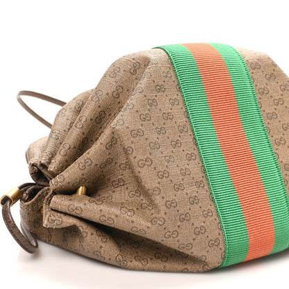 Gucci GG Supreme Web Butterfly Candy Crossbody Beige New Acero