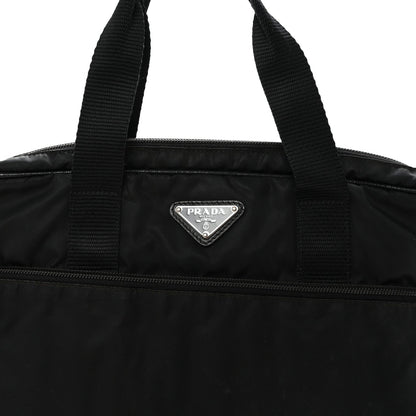 Prada Saffiano Tessuto Nylon Small Briefcase Black 1844612