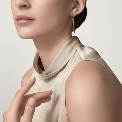 18K Rose Gold Diamonds Cartier Juste un Clou Earring