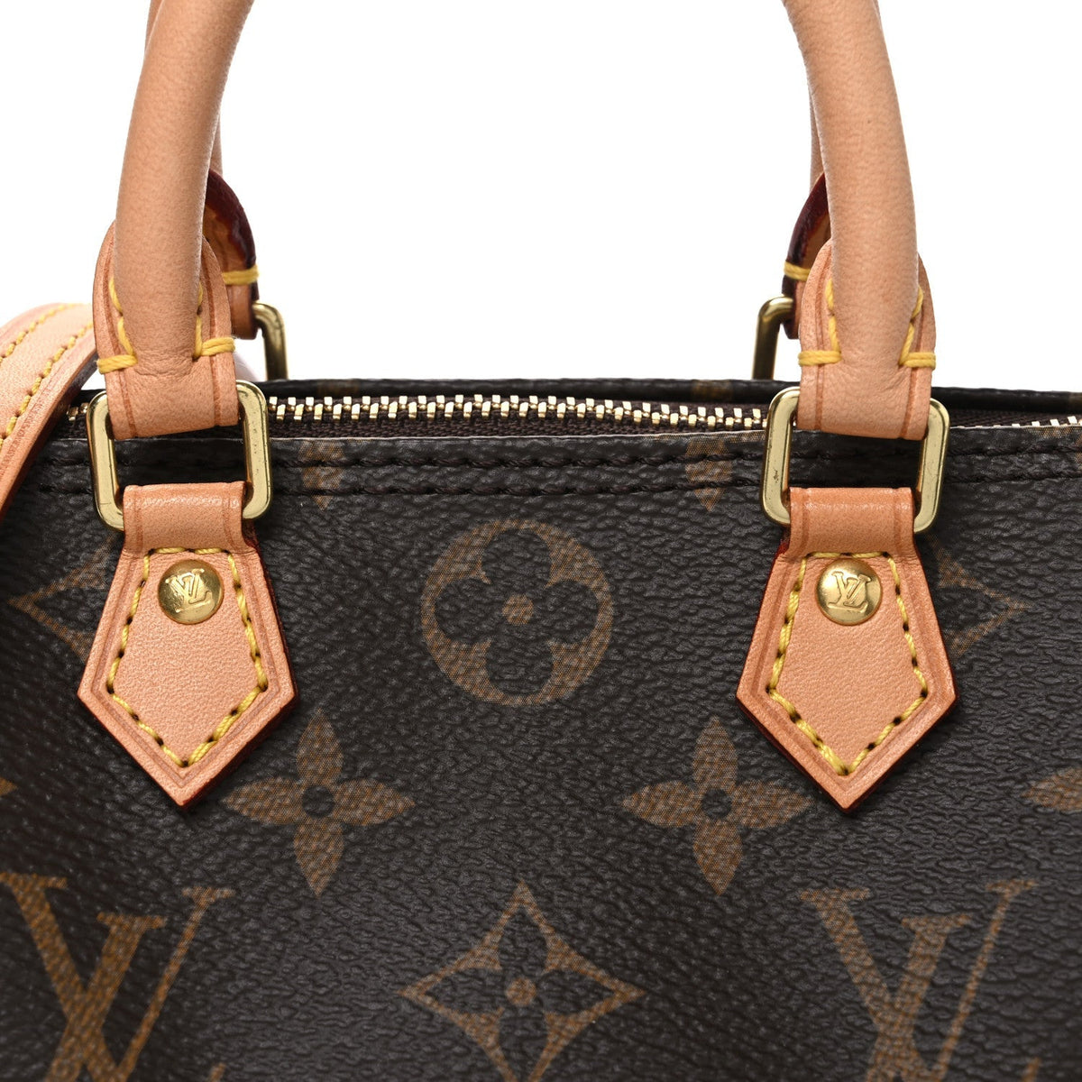 Louis Vuitton Monogram Coated Canvas Nano Speedy Brown
