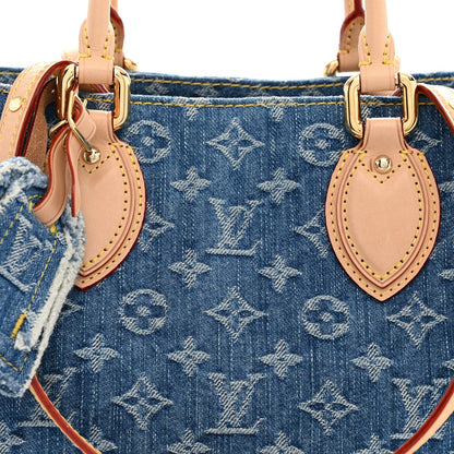 Louis Vuitton Monogram Denim Onthego MM Blue