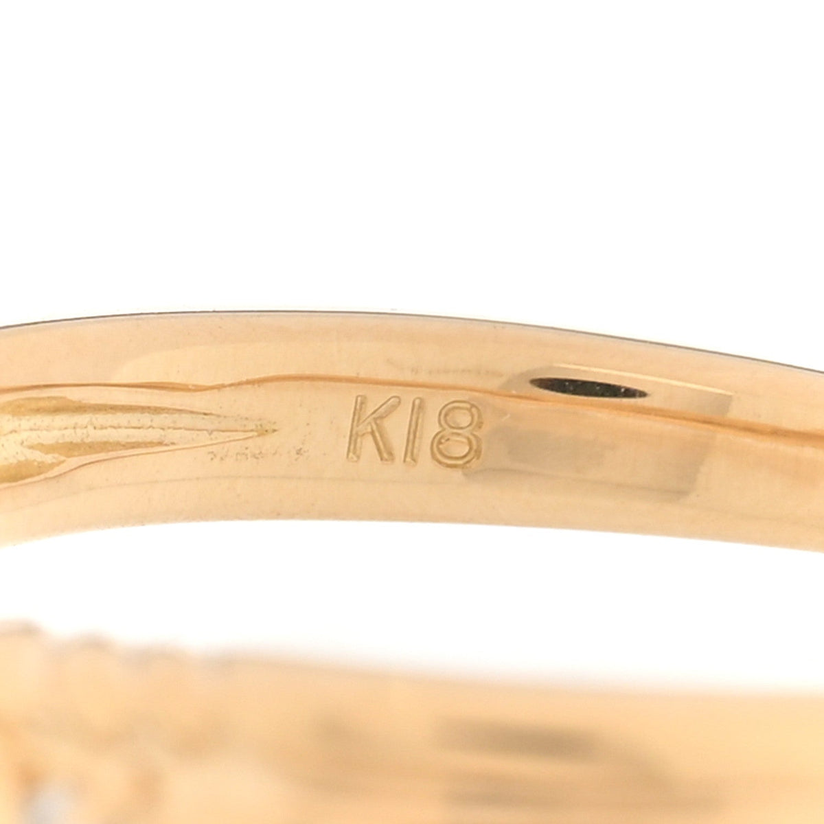 Parker & West 18K Yellow Gold Diamond Pear Cut Ring 52 6