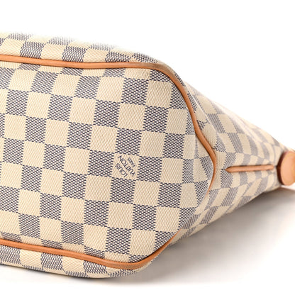 Louis Vuitton Damier Azur Delightful MM Rose Ballerine