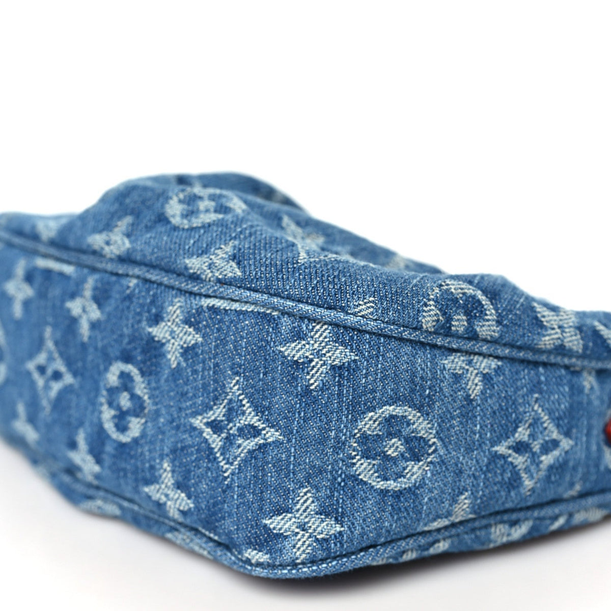Louis Vuitton Monogram Denim Pochette Valley Blue